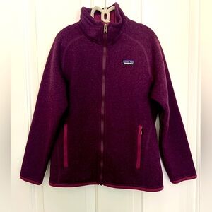 Patagonia Girls Better Sweater Fleece Full Zip Size 10